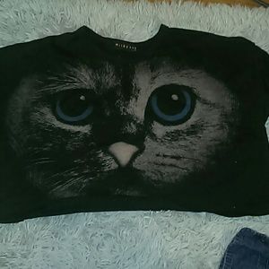Cat crop top