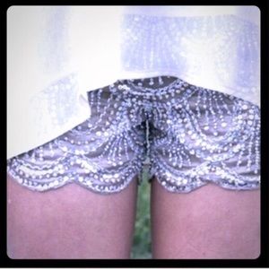 Basix "the Bachelorette" sequin shorts