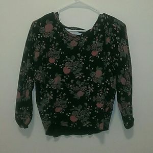 Floral sweater