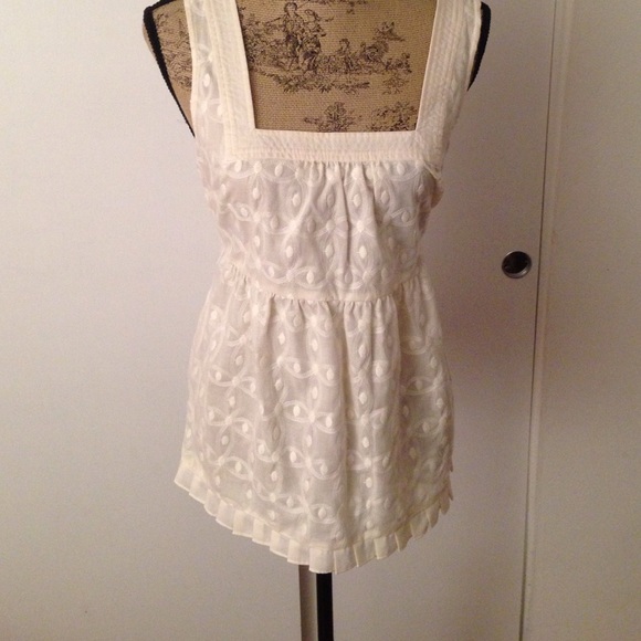 Juicy couture white empire waist tank