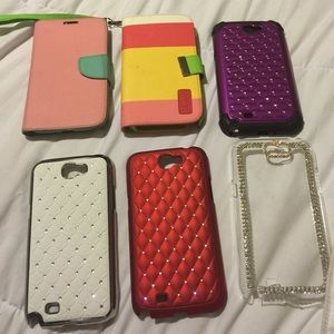 Cell phone cases for the galaxy note 2