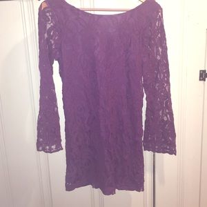 Purple Lace Dress
