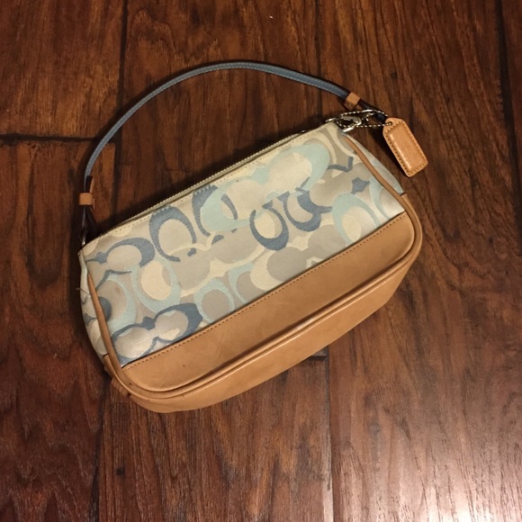 Clutch purse Coach - light blue