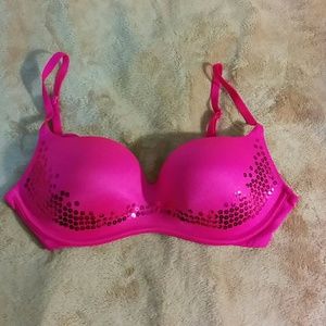 Victoria's Secret pink Knockout Balconet Bra 34 B