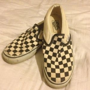 Classic Checkerboard vans slip ons