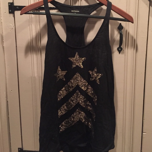 Black and Gold Tank Top