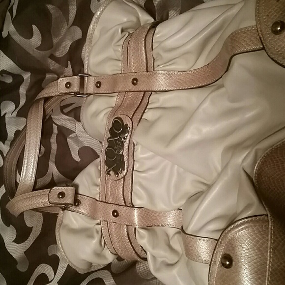 XOXO tan purse