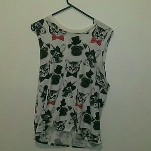 Cats and dogs Muscle tee