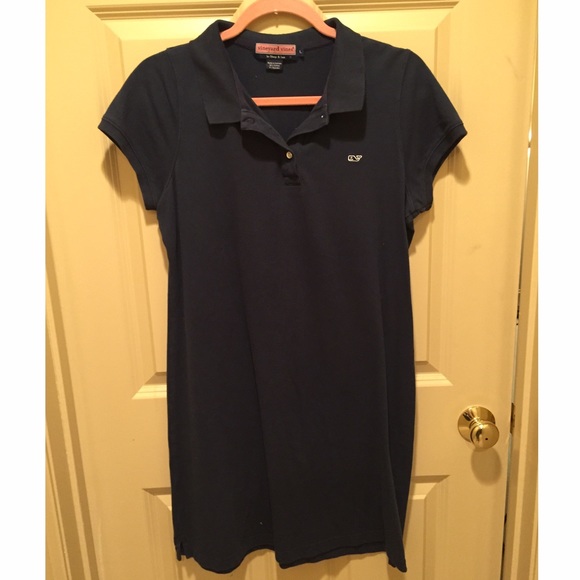 Vineyard Vines Navy Polo Dress - Picture 2 of 3
