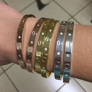 18KGP Love Bangle Bracelet