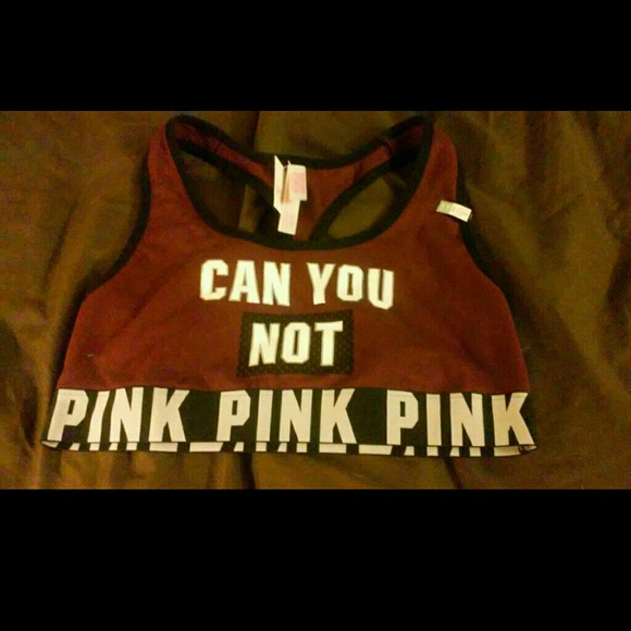 Vs pink sports bra medium nwt