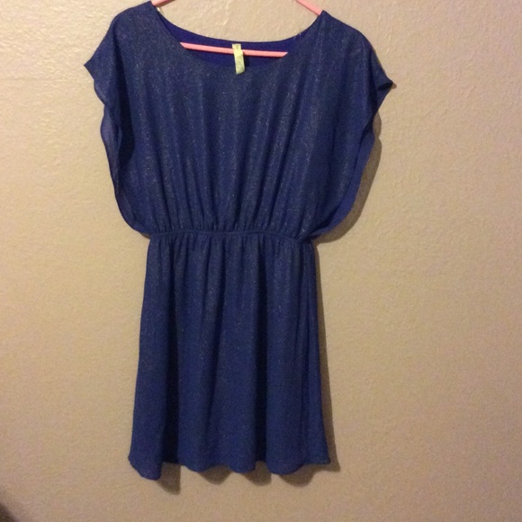 Blue sparkle dress