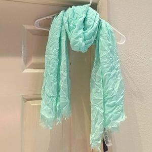Turquoise scarf