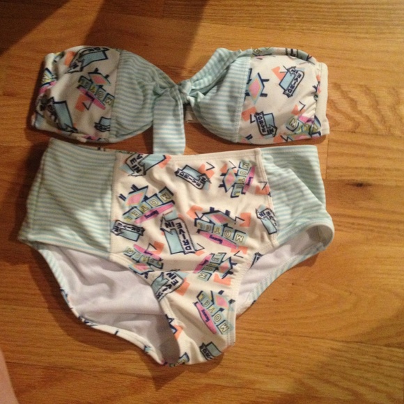 "Drive in" themed bikini