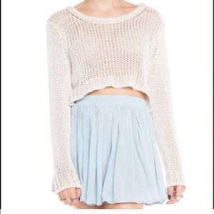 Brandy Melville Pale Blue Luna Skirt