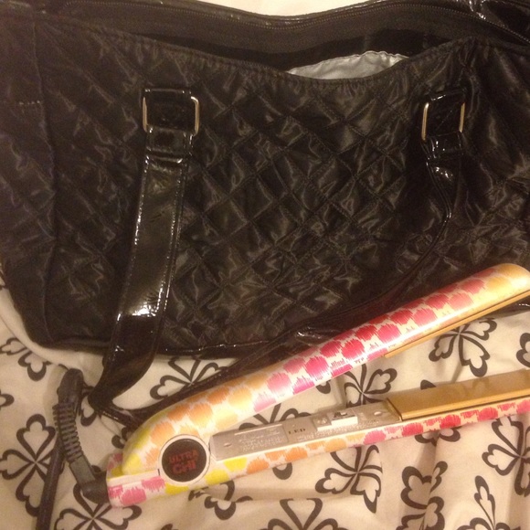 Polka Dot Ultra Chi straightener & travel bag - Picture 1 of 4