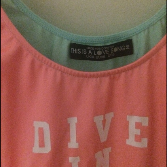 This Is A Love Song bathing suit "DIVE IN" - Picture 4 of 4