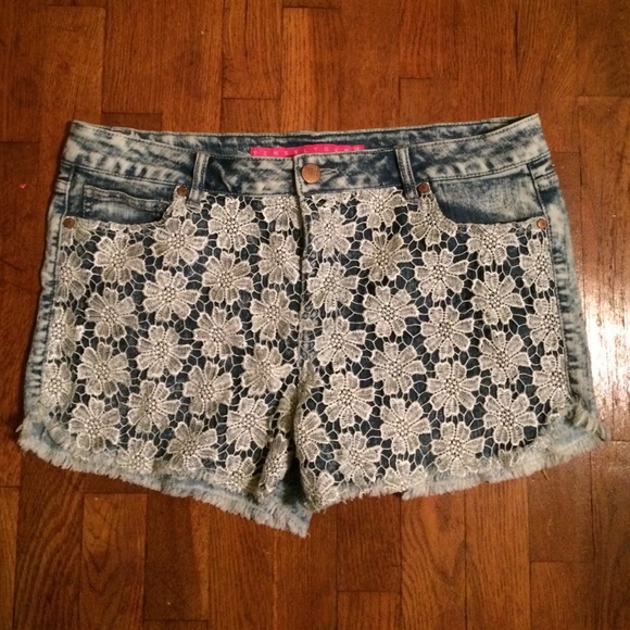 High waisted shorts.