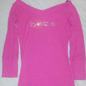 Bebe magenta top