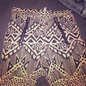 Charlotte Russe zipper leggings