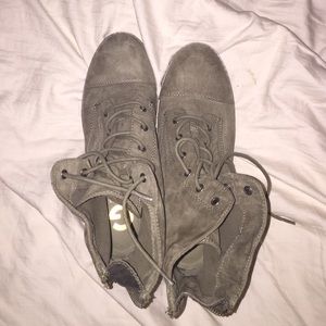 Olive green boots
