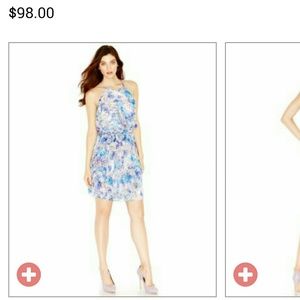 New Guess halter aline dress