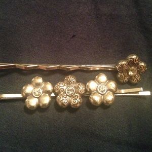 Brighton La Vie flower bobby pins