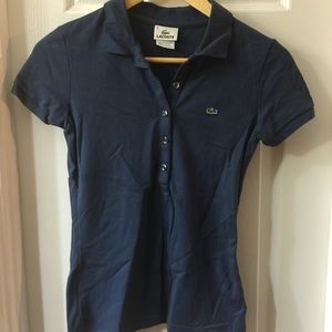 Lacoste navy polo -36