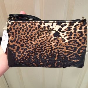 Cheetah print mini wallet/purse