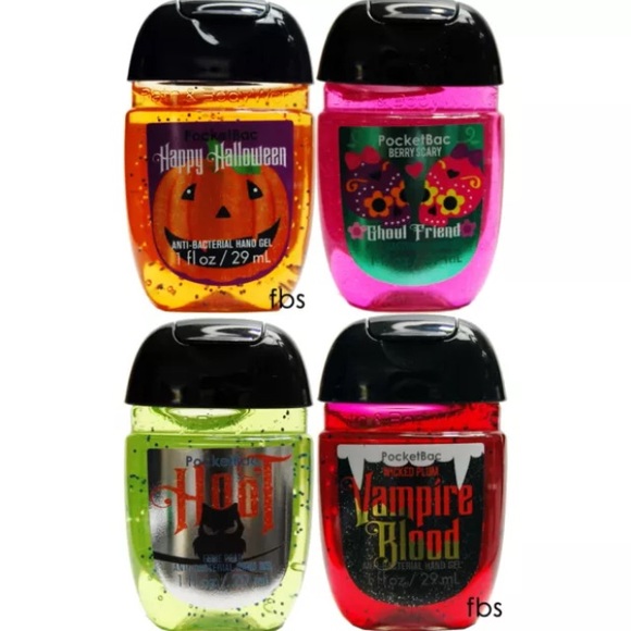 Bath & Body Works 4 Pocketbac Anti-Bacterial Gel