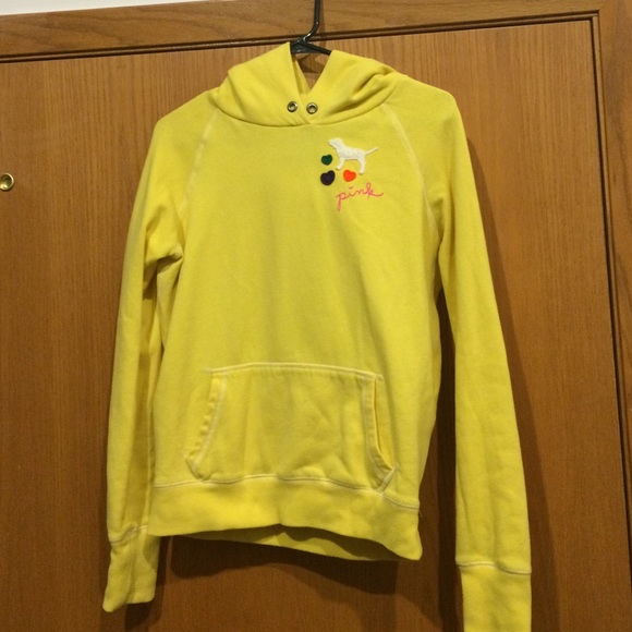 Yellow VS Pink Sweatshirt Medium