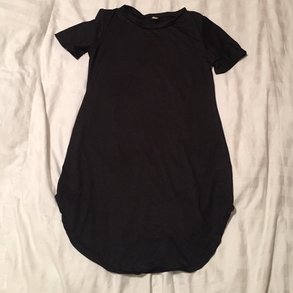 Black t shirt dress