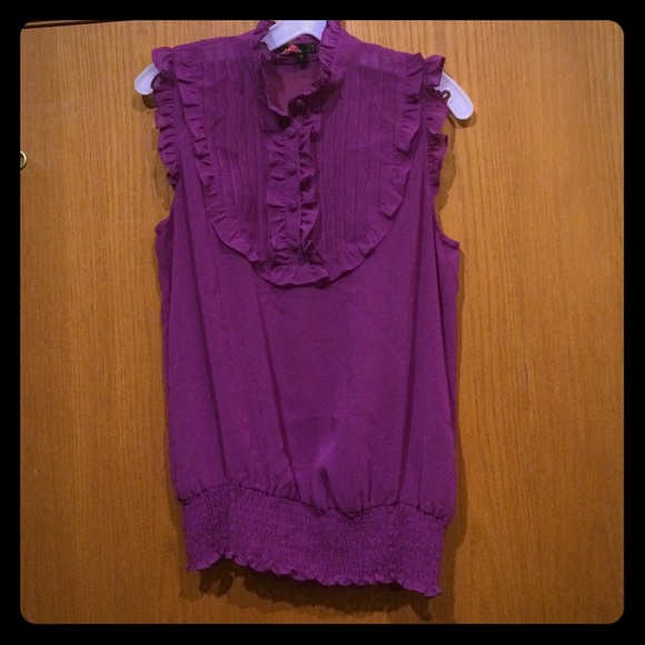 F21 Purple Shirt Medium