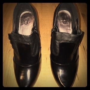 Black Toe Cover Heels