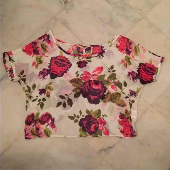 Flowery open back top :)