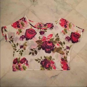 Flowery open back top :)