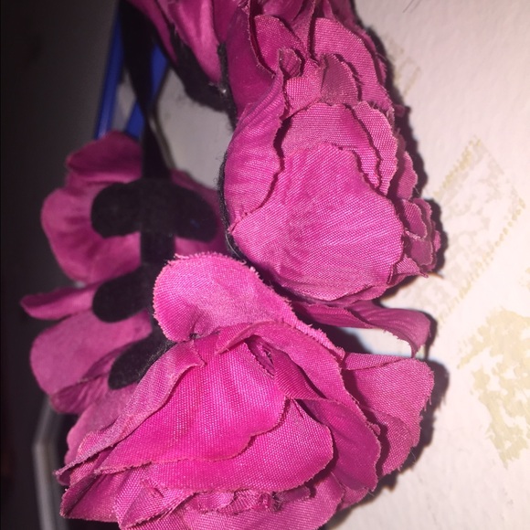 Pink floral Headband