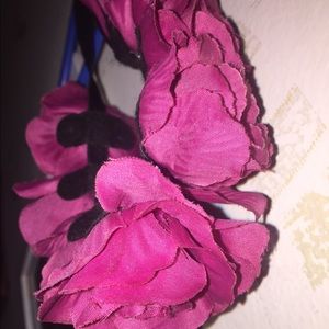 Pink floral Headband