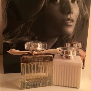 Chloe perfume and body lotion