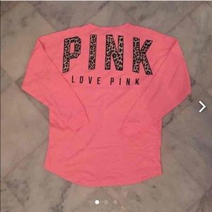 🚫SOLD🚫NWT VS PINK leopard crew