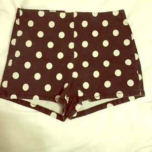 Polka dot shorts