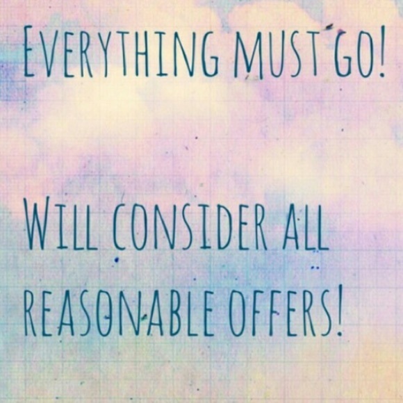 I am moving soon so everything is negotiable!!