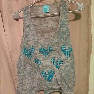 🎁GIFTED🎁 Grayish crop top