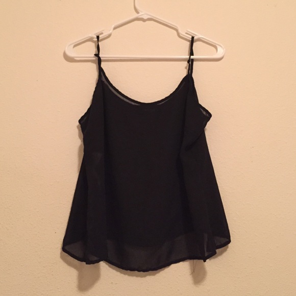Black tank top