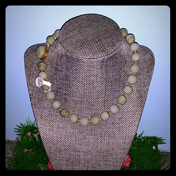 Vintage Antique Glass Necklace