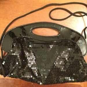 💙Sequinned Clutch w/ shoulder strap ✨