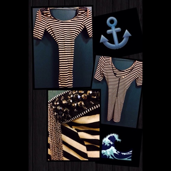 ⚓️Captain's fitted mini dress