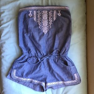 Boho sleeveless romper