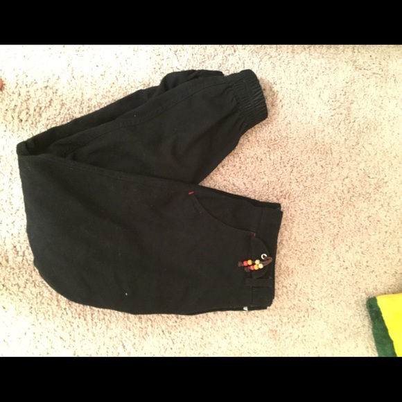 Black jogger pants