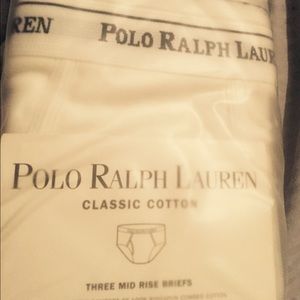 Polo Ralph Lauren Men's Sz 32 Briefs 3 pack